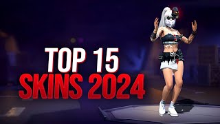 TOP 15 SKINS FEMININA NO FREE FIRE PARA USAR EM 2024 [upl. by Macmahon]