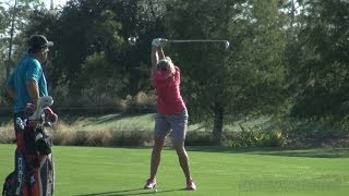 LEXI THOMPSON  SHORT IRON GOLF SWING 2013  REG amp SLOW MOTION  1080p [upl. by Auohs]