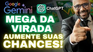 SORTEIO MEGA SENA DA VIRADA 2024 IA GERA NÚMEROS SORTEADOS VEJA COMO GANHAR R600 MILHÕES [upl. by Nonac573]