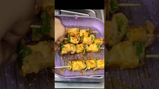 Tandoori paneer tikka  Paneer Tikka homemade food paneertikka [upl. by Yemerej420]