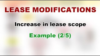 IFRS 16  Lease Accounting – Accounting for a lease modification – Example 25  Video 29 [upl. by Michon]