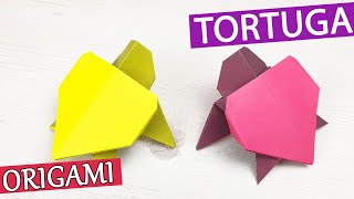 🐢 TORTUGA de papel FÁCIL– Origami paso a paso [upl. by Chryste]