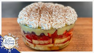 TRADITIONAL ENGLISH TRIFLE  THE PERFECT CHRISTMAS DESSERT [upl. by Marena]