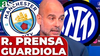 MANCHESTER CITY  INTER  GUARDIOLA en la rueda de prensa PREVIA  CHAMPIONS [upl. by Bendix]