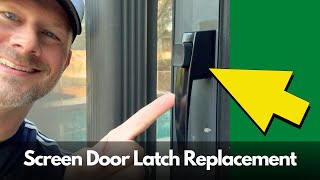 Replacement Button Handle Latch for screenstorm door review [upl. by Amling]