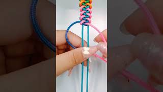 Rope braiding tutorial Handmade rope braiding shorts [upl. by Naujuj778]