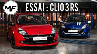 PRÉSENTATION ET ESSAI CLIO 3 RS  LA MANGEUSE DE COURBES CUP et SPORT [upl. by Pucida]