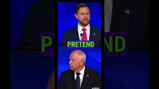 JD Vance owning Tim Walz Debating the Economic Records of Trump and Harris Vice Presidential Debate [upl. by Anelas869]