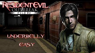 Resident Evil Outbreak File 2  Underbelly Gameplay Walkthrough No Commentary  David EASY [upl. by Salmon]