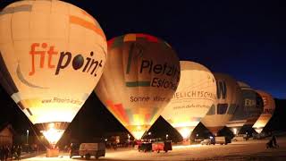 Ballonglühen 2018 in Bad Hindelang [upl. by Rayle]