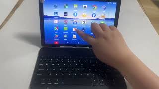 Bluetooth keyboard and tablet connection video [upl. by Issej]