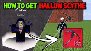 How To Get HALLOW SCYTHE  Blox Fruit  Roblox [upl. by Nylyak]