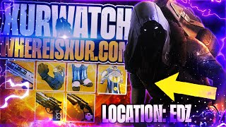 DESTINY 2  WHERE IS XUR  EXOTICS LOCATION MAP  6223  WHEREISXURCOM [upl. by Femi639]