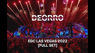 Deorro  EDC Las Vegas 2022  Kinetic Field Full Set [upl. by Zetrok879]