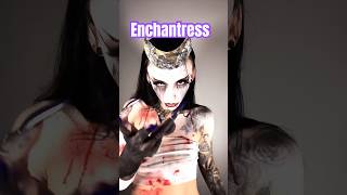 Enchantress Makeup Tutorial 🖤 suicidesquad creativemakeup makeuptutorial SummoningKandy [upl. by Nevai199]