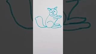 Easy fox drawing  easy drawing for kids  fox drawing [upl. by Otsugua]