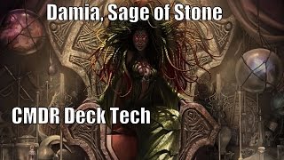 Stephens Damia Sage of Stone CMDR Deck EDH  Commander  Magic the Gathering [upl. by Lenoyl]