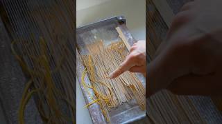 Welcome to PASTATUBE  Homemade Spaghetti alla Chitarra spaghetti pasta chef [upl. by Sadowski957]