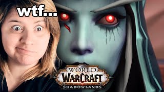 SYLVANAS WTF  REACCIÓN A CINEMÁTICA FINAL DEL SAGRARIO DE DOMINACIÓN  Parche 91 [upl. by Nnomae]