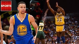 Showtime Lakers vs 20152016 Warriors NBA 2k 16 What If [upl. by Atikihc]