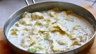 Ravioli in White Sauce Recipe [upl. by Leahpar325]