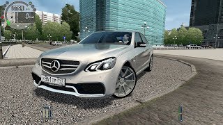 2015 Mercedes E63 AMG W212  City Car Driving Logitech Wheel [upl. by Nalid]