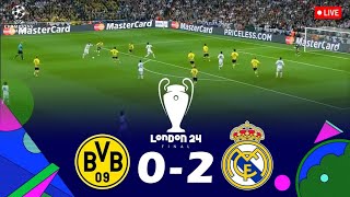 Dortmund vs Real Madrid  Champions League Final 2024 Full Match [upl. by Yelsha]