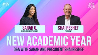 New Academic Year 2025 Event RECAP  President Shai Reshef and Sarah O  University of the People [upl. by Erdnaxela]