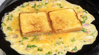 முட்டை பிரட் ஆம்லெட்  Bread Omlette Recipe In Tamil  how to make bread omelette recipe in tamil [upl. by Heinrick203]