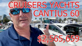 60 Cantius from Cruisers Yachts [upl. by Eimmelc]