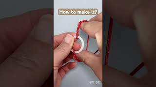 How to tie a pendant diy shortsfeed shorts diycrafts handmade diyfashion pendant knotting [upl. by Kensell]