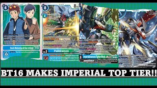 BT16 Imperialdramon TIER ONE Deck Profile Digimon TCG [upl. by Mailliw]