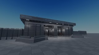 MAKING A BORDER CHECKPOINT  ROBLOX STUDIO TIMELAPSE [upl. by Connor691]