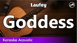 Laufey  Goddess acoustic karaoke [upl. by Renny]