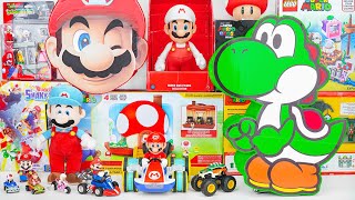 Super Mario Bros Mystery Box Unboxing Toys Review 💚 Mario Luigi Princess Peach Bowser Yoshi [upl. by Dranyer]