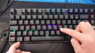 How to set individual key colors on Havit KB389L keyboard [upl. by Coray899]