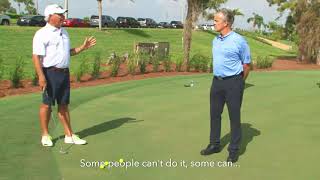 Fred Couples Spot Putting Tips with Robert Bettinardi [upl. by Gowon]