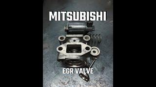 HOW TO PROPERLY CLEAN A MITSUBISHI EGR VALVE [upl. by Einhoj704]