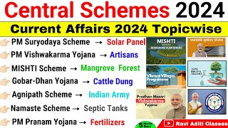 Scheme 2024 Current Affairs  Central Govt Schemes 2024  Scheme Current Affairs 2024  Scheme 2024 [upl. by Notgnillew496]