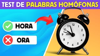 ✏️¿Puedes Ganar este Reto de PALABRAS HOMÓFONAS 🤓 [upl. by Mehs]