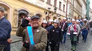 2 pochod sv Lukáše  dolů Nerudovkou 191024 [upl. by Dylan]