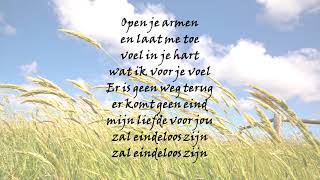 Rob de Nijs  Geschreven in de wind Lyrics video [upl. by Diad922]