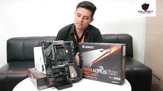 Board Aorus B450 Pro WIFI [upl. by Eemaj]