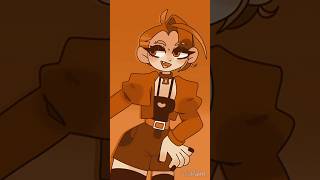 One color challenge 🧡 art onecolorchallenge speedpaint orange music [upl. by Yesima]