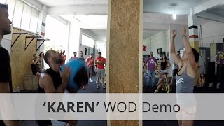 quotKARENquot CrossFit WOD Demo  623 Rx [upl. by Junieta287]