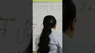 Degree of UNSATURATION jeeandneet jeemains entranceexam education youtubeshorts [upl. by Courtund]