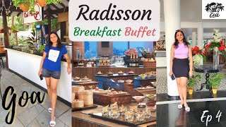 Goa Trip 2022  Awesome Breakfast Buffet  Radisson Goa Candolim  Best Hotel overall to stay in Goa [upl. by Dorothi]