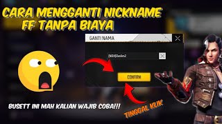 CARA GANTI NAMA FF DENGAN GRATIS [upl. by Etteragram]