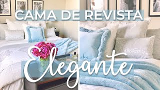 DECORACIÓN DE CAMA ELEGANTE con POCO PRESUPUESTO  ROOM TRANSFORMATION  BEDROOM MAKEOVER [upl. by Granny774]