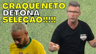 CRAQUE NETO FAZ DURAS CRÍTICAS À SELEÇÃO BRASILEIRA APÓS EMPATE COM VENEZUELA [upl. by Pearman]